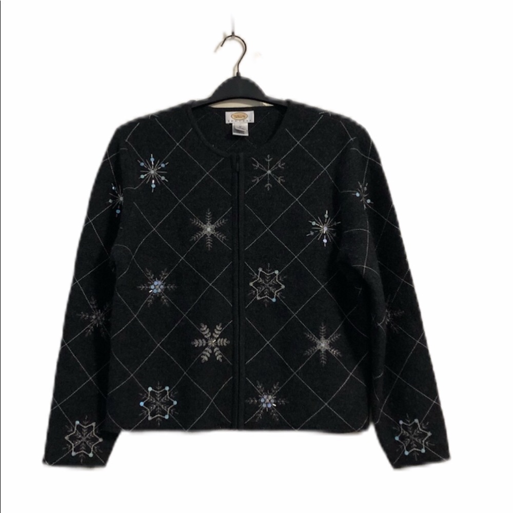Talbots Zip Up Winter Sweater